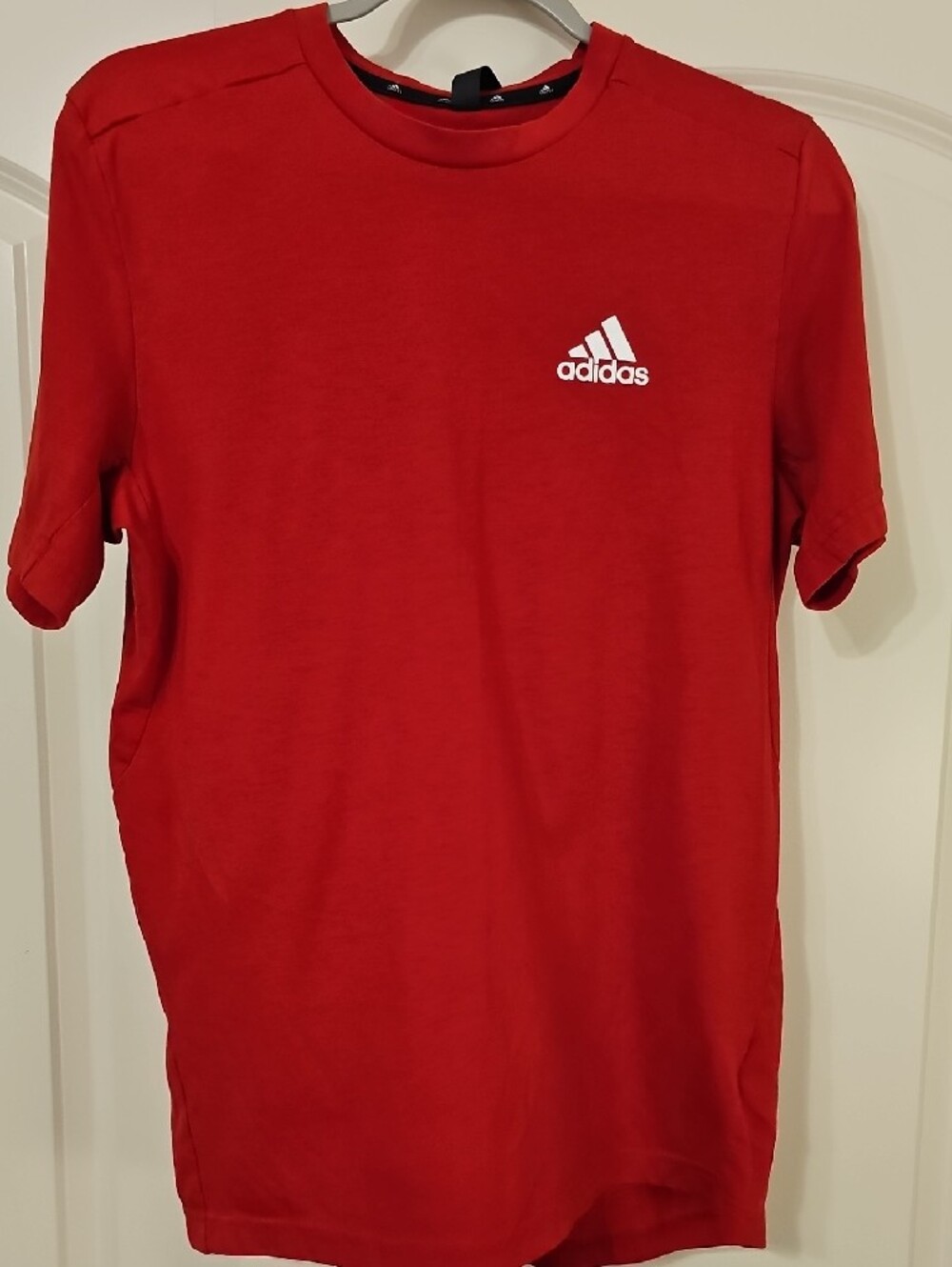 adidas Red Crew Neck T-Shirt